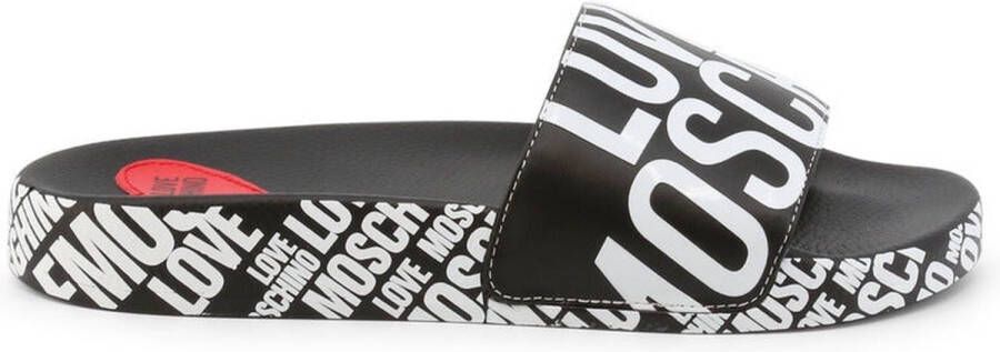 Love Moschino Ja28042g0e Slippers Logo Zwart Dames