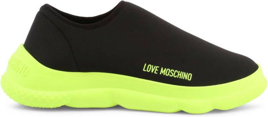 Love Moschino Dames Synthetische Sneakers met Rubberen Zool Black Dames