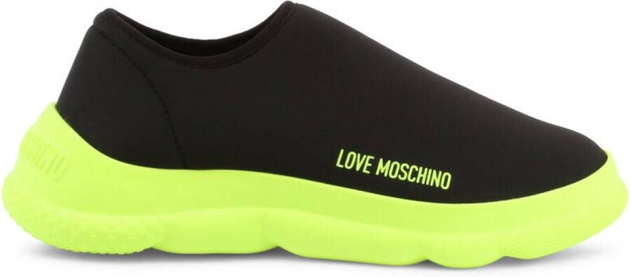 Love Moschino Dames Synthetische Sneakers met Rubberen Zool Black Dames