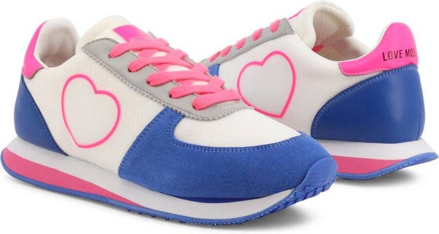 Love Moschino Synthetische en Suède Sneakers voor Dames White Dames