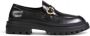 Love Moschino Zwarte Plain Moccasins met Rubberen Zool Black Dames - Thumbnail 1