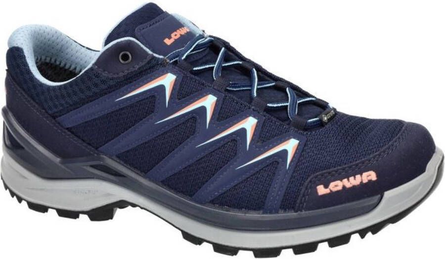 Lowa Hatland Innox Pro GTX Lo Ws Navy salmon Schoenen Wandelschoenen Lage schoenen