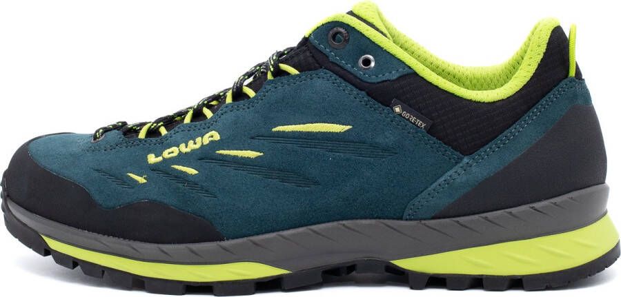 Lowa DELAGO GTX LO Petrol Lime Trekkingschoen voor heren