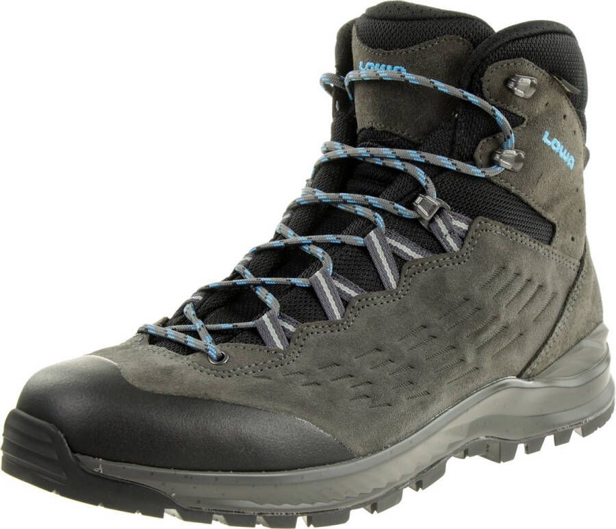 Lowa EXPLORER GTX MID WS Antraciet Turquoise Dames Trekkingschoenen