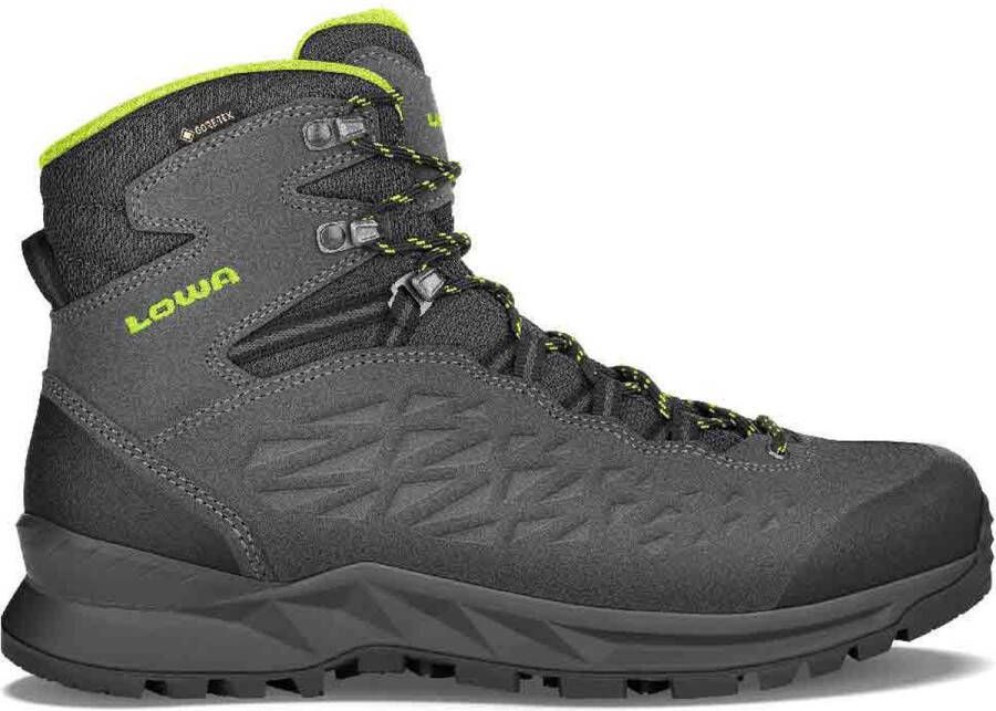 Lowa EXPLORER II GTX MID Antraciet Lime Heren Trekkingschoenen