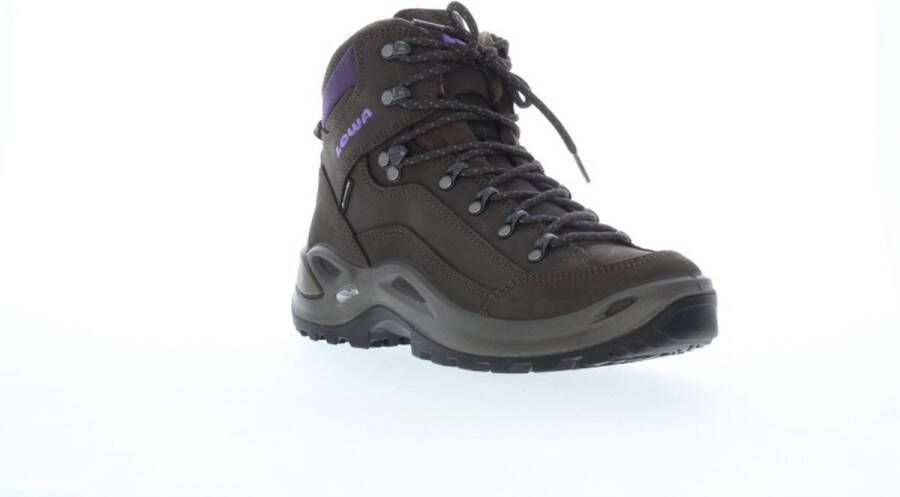 Lowa Hatland Renegade GTX Mid W wandelschoen Slate blackberry Schoenen Wandelschoenen Halfhoge schoenen