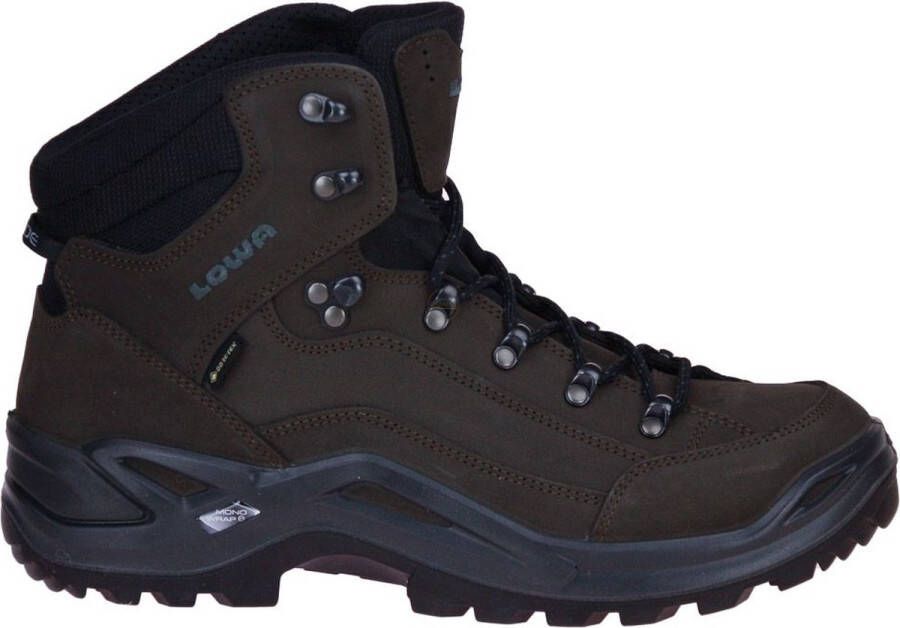 Lowa Renegade GTX Mid Wandelschoen waterdichte mid wandelschoenen Dark-Brown Black