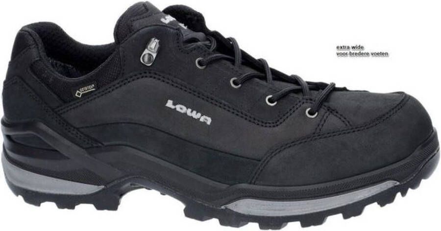 Lowa RENEGADE GTX S LM310966-9927 Zwarte lage heren wandelschoenen extra smal