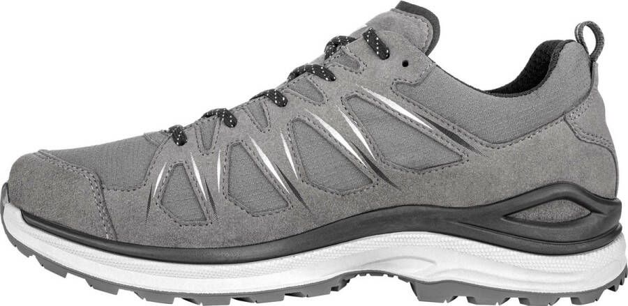 Lowa innox evo ii gtx grey navy Wandelschoen low heren Grijs-Multicolour