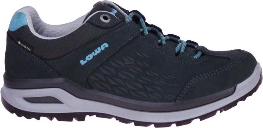 Lowa Locarno GTX Low Grijs-Turquoise Wandelschoen