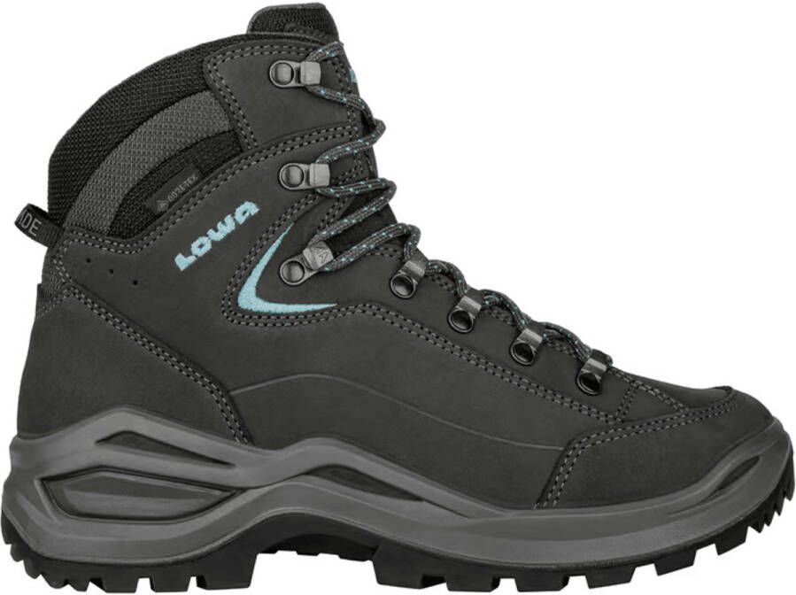 Lowa Women's Renegade Evo GTX Mid Wide Wandelschoenen Wide grijs zwart