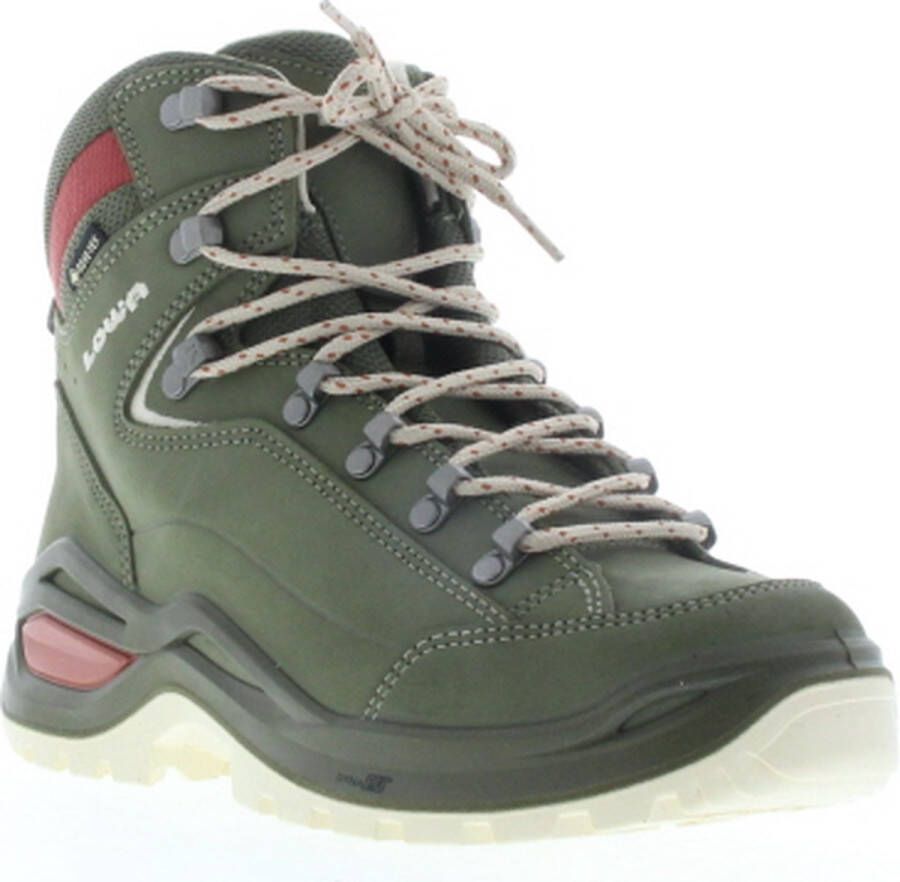 Lowa Qlima Renegade Evo GTX Wandelschoen Dames waterdichte mid wandelschoenen Greygreen Panna