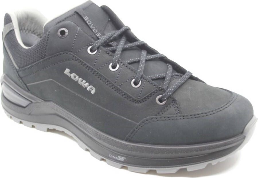 Lowa RENEGADE EVO LL Lo LM311402-9930 Zwarte lage heren wandelschoenen met leren voering wijdte G A-categorie