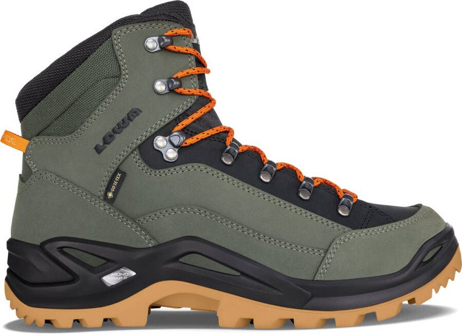 Lowa Renegade Goretex Mid Wandelschoenen Forest Orange Heren