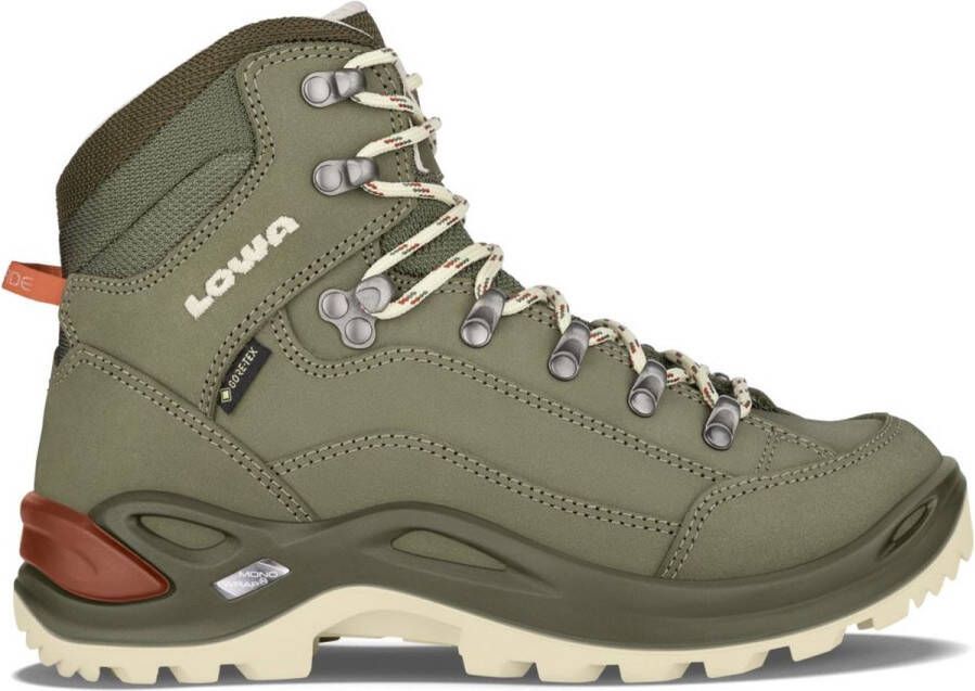 Lowa Renegade Gtx Mid Wandelschoen Dames waterdichte mid wandelschoenen Greygreen Panna