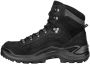 Lowa renegade gtx mid Wandelschoen mid heren Black Black White - Thumbnail 1