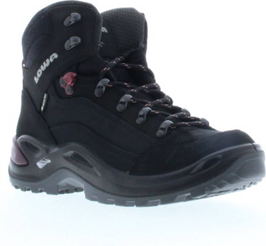 Lowa Renegade GTX Mid Wandelschoen Dames waterdichte mid wandelschoenen Black Prune