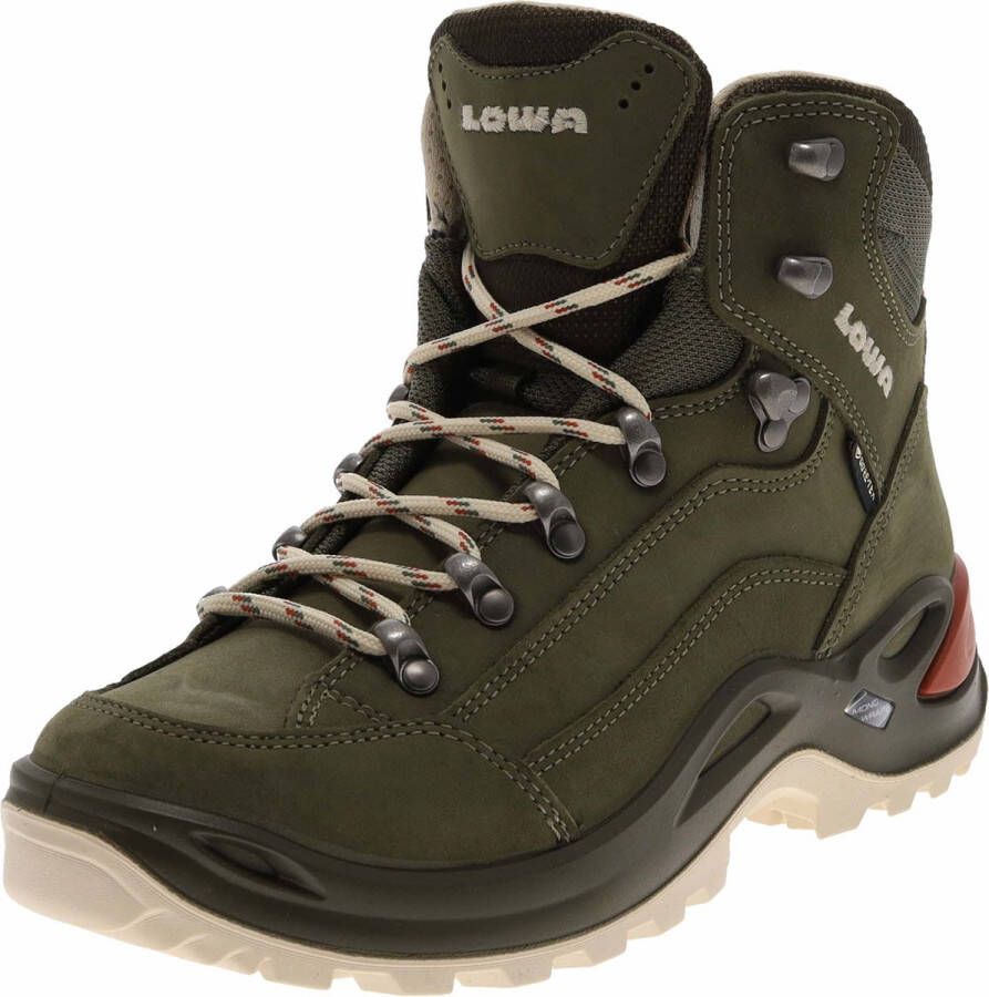 Lowa Renegade Gtx Mid Wandelschoen Dames waterdichte mid wandelschoenen Greygreen Panna