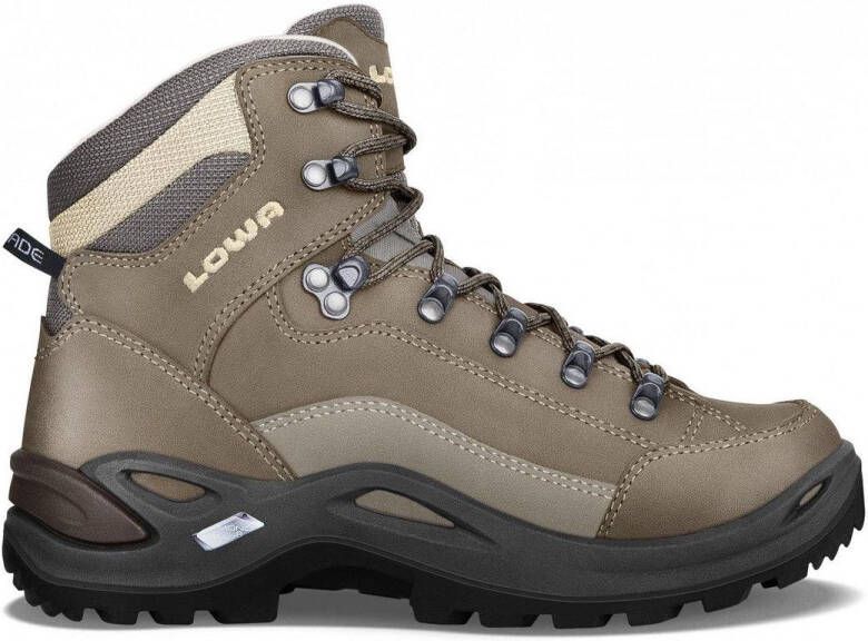 Lowa RENEGADE LL MID WS V (925) 7 Dames leren mid wandelschoenen Stone