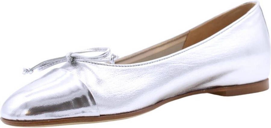 Luca Grossi Stijlvolle Vichy Ballerina's voor Vrouwen Gray Dames