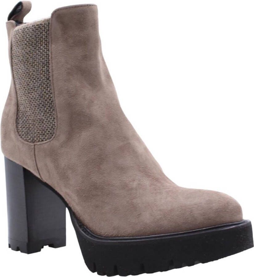 Luca Grossi Enkellaars Beige Dames