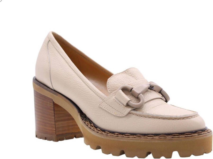 Luca Grossi Elegant Lancelot Moccasin Pumps Beige Dames