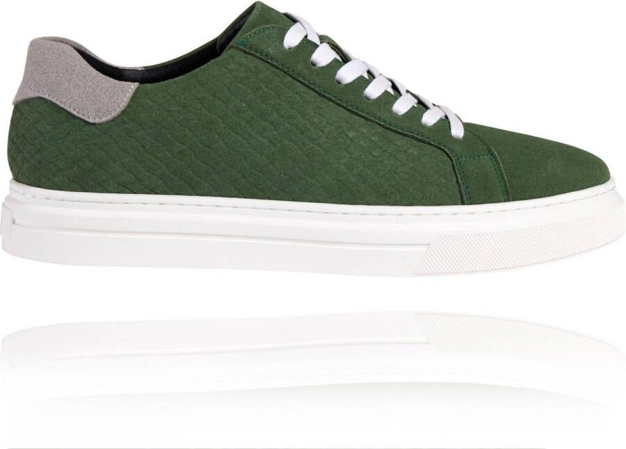 Lureaux Green Essential Sneakers Handgemaakte Nette Schoenen Voor Heren