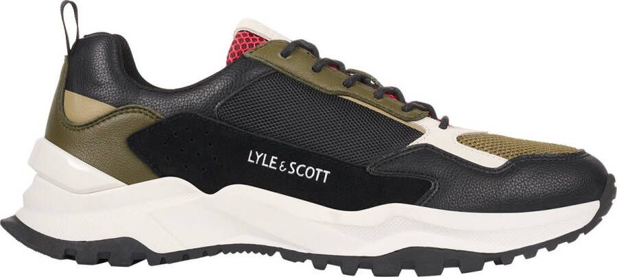 Lyle & Scott Sneaker Male Black Olive Sneakers