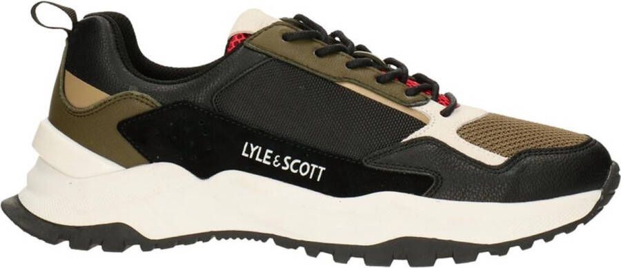 Lyle & Scott Sneaker Male Black Olive Sneakers