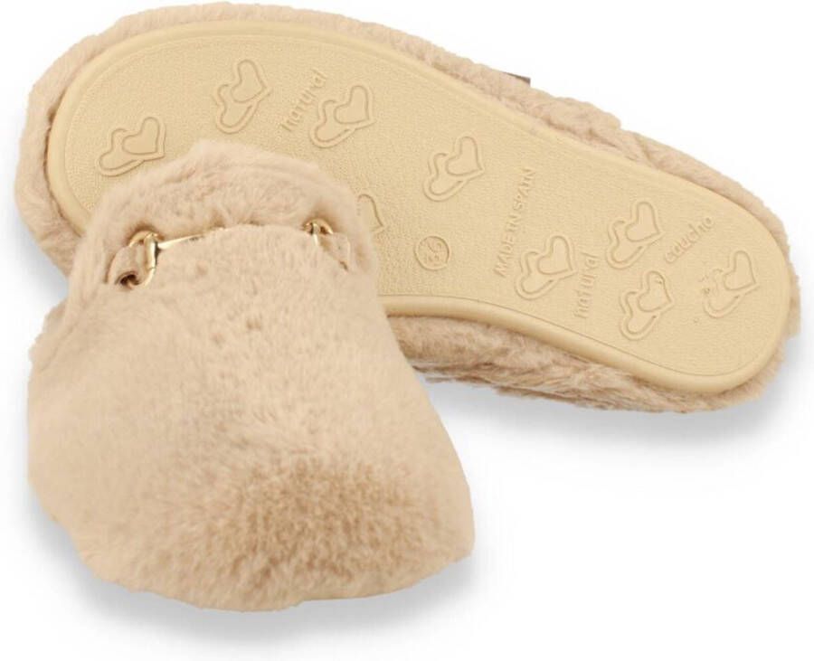 Macarena Dames Pantoffel Beige