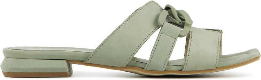 Mace Slippers Slides Dames M1119 nub Groen