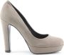 Made in Italia Stijlvolle leren pumps met hoge hak Brown Dames - Thumbnail 1