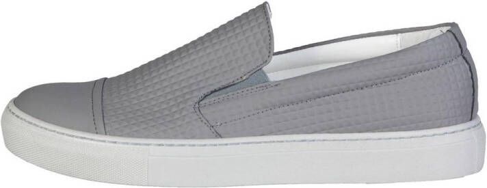 Made in Italia Zwarte Leren Sneakers voor Heren Gray Heren