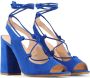 Made in Italia Zwarte sandalen met hoge hak en verstelbare enkelband Blue Dames - Thumbnail 11