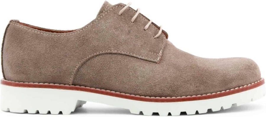 Made in Italia Dames Suède Veterschoenen Lente Zomer Brown Dames