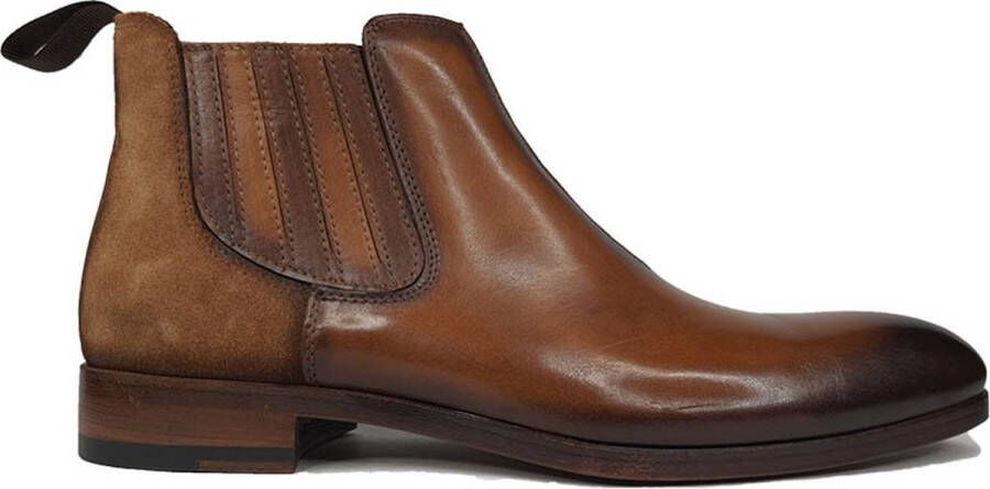 Maglieriapelle Ferro Shoes Chelsea Boot SANDOR Camel Echt leder Handgemaakt