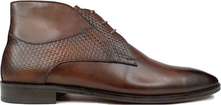 Maglieriapelle Ferro Shoes Chukka Boot HOWARD Cognac Echt leder Handgemaakt