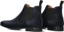 Magnanni Chelsea boots Heren Boots Laarzen Herenschoenen Suède 20109 Blauw combi - Thumbnail 2