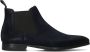 Magnanni Chelsea boots Heren Boots Laarzen Herenschoenen Suède 20109 Blauw combi - Thumbnail 2