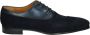 Magnanni 24831 Volwassenen Heren veterschoenNette herenschoenen Blauw - Thumbnail 1