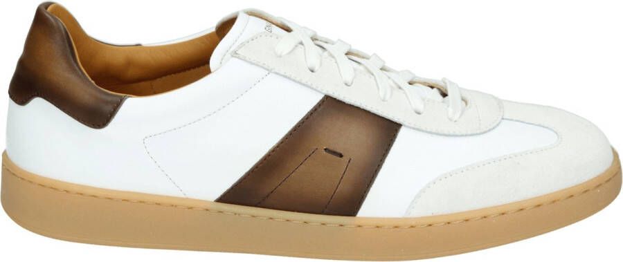 Magnanni 25851 Lage sneakersHeren sneakersVrije tijdsschoenen Wit beige