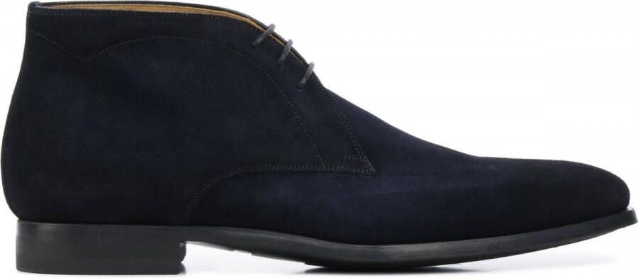 Magnanni Heren Veterschoenen Donkerblauw Suède Blue Heren