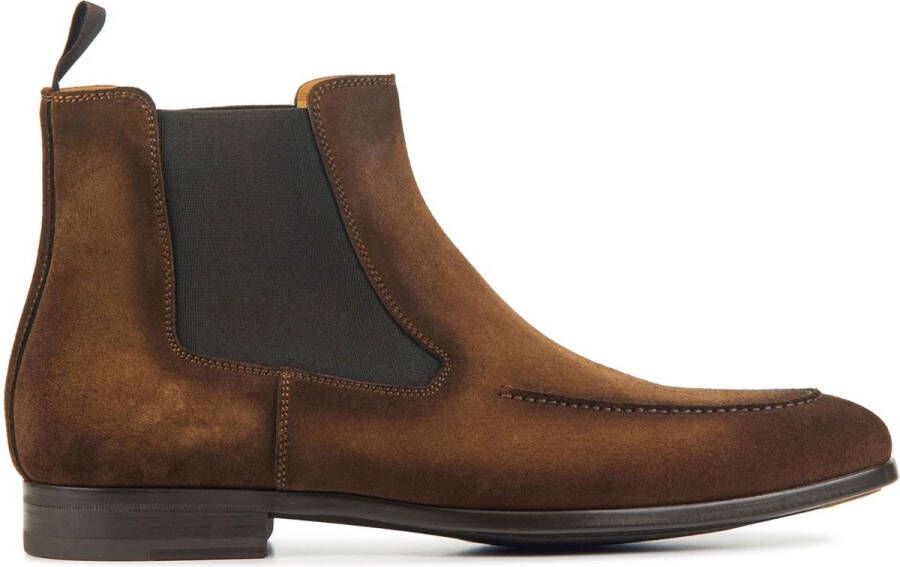 Magnanni Chelsea boots Heren Boots Laarzen Herenschoenen Suède 25149 Bruin