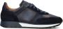 MAGNANNI Lage Sneakers Heren Combi Runner Maat: 42 5 Materiaal: Leer Kleur: Blauw - Thumbnail 1