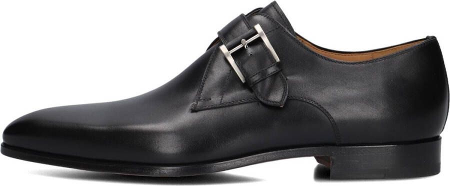 MAGNANNI Nette Schoenen Heren Gesp H Instap Maat: 44 5 Materiaal: Leer Kleur: Zwart