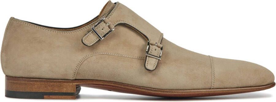 Magnanni Instappers Heren Gespschoenen Herenschoenen Suède 16016 lz Beige