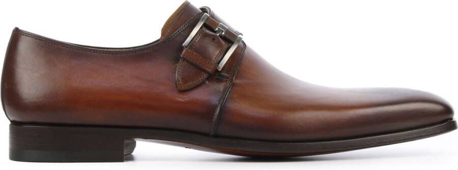 Magnanni Instappers Heren Gespschoenen Herenschoenen Suède 16608 Cognac