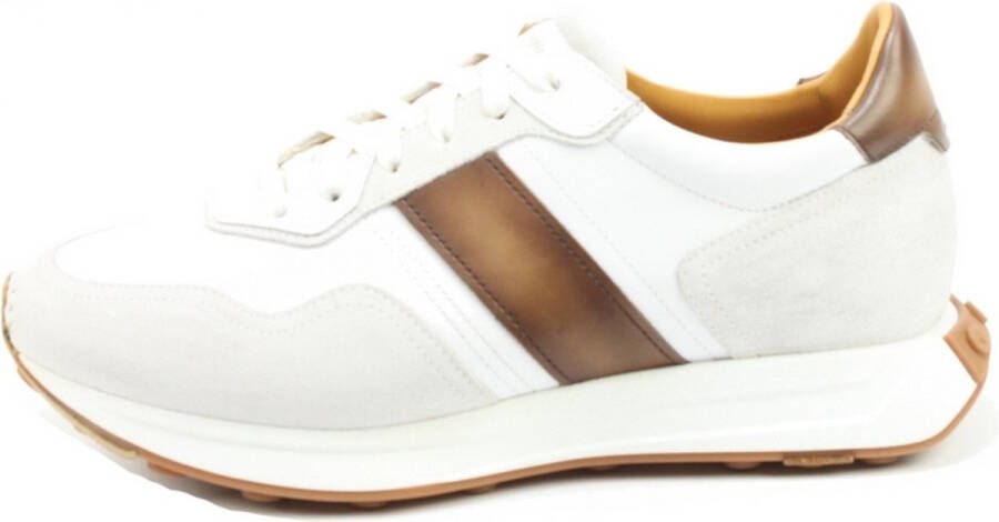 MAGNANNI Lage Sneakers Heren Phoenix Maat: 43 Materiaal: Leer Kleur: Wit