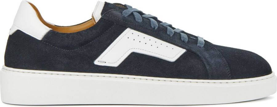 MAGNANNI Lage Sneakers Heren 25349 Sue Maat: 40 Materiaal: Suède Kleur: Blauw