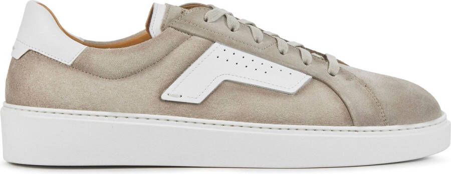 MAGNANNI Lage Sneakers Heren 25349 Sue Maat: 43 5 Materiaal: Suède Kleur: Beige